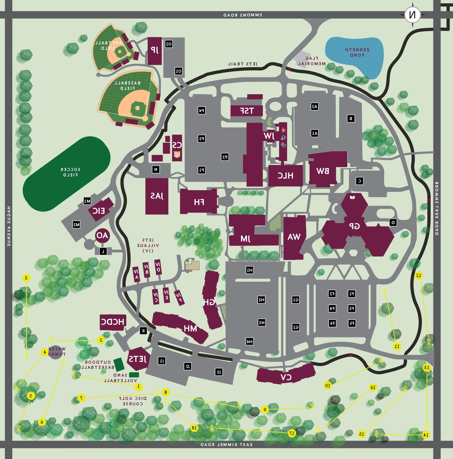 cantral campus map